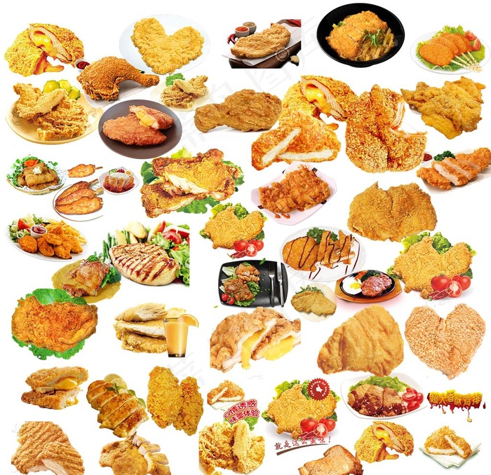 美味鸡排图片(1417X1417(DPI:300))psd模版下载