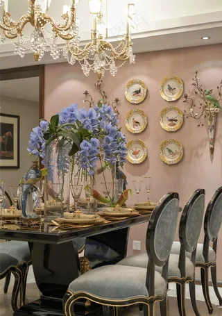 新中式餐厅图片