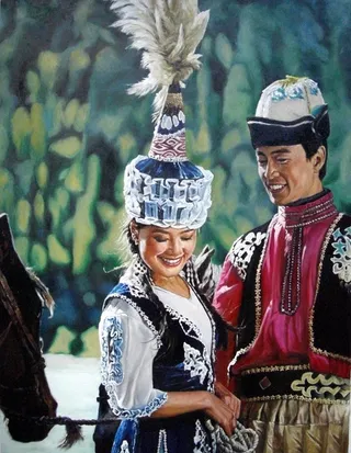 哈萨克恋人图片