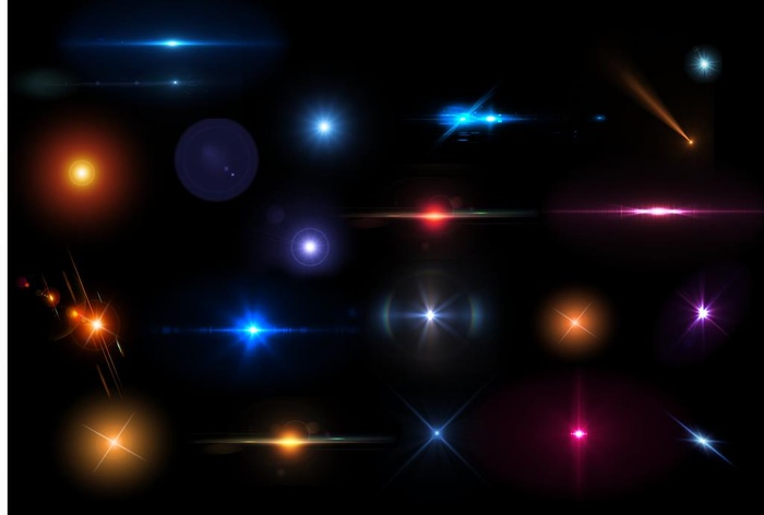 炫光 灯光 光线 光斑 眩晕图片