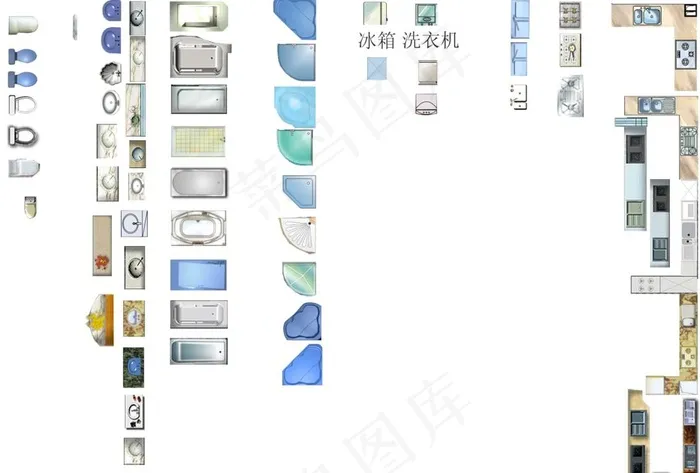 户型渲染图图片psd模版下载