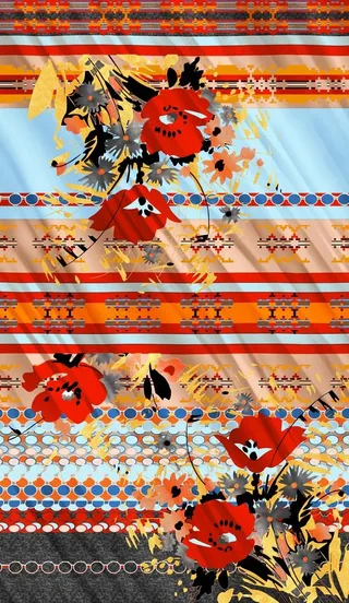 条纹定位花图片