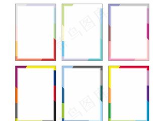 多色矢量底板图片