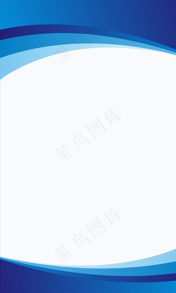 蓝色展板图片cdr矢量模版下载