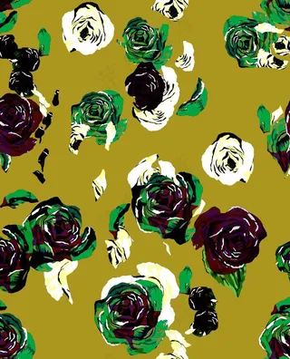 花朵 大花 玫瑰 百合 服装图片