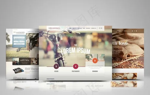 网站界面展示样机图片 网站界面展示样机图片