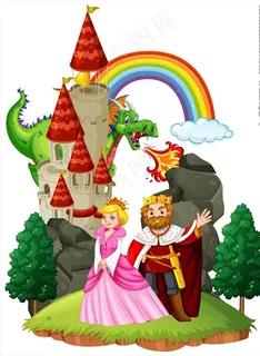 童话故事插画图片