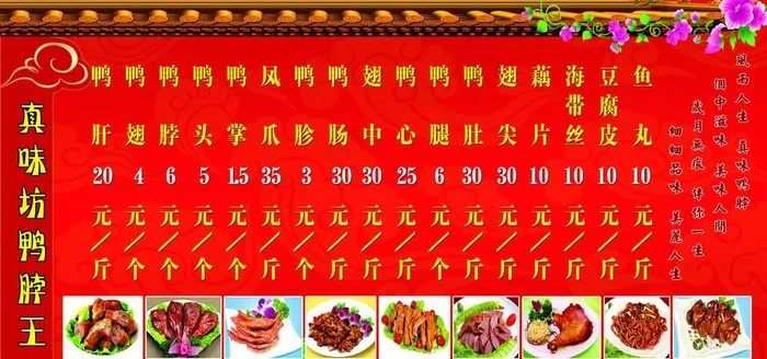 鸭脖王菜谱图片(6803X3402(DPI:72))psd模版下载