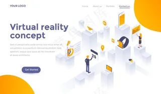 科技感电脑未来插图图片