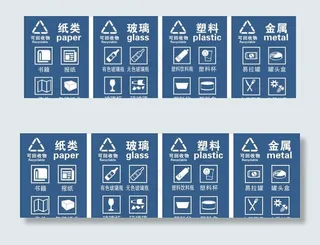 可回收物细分类图片