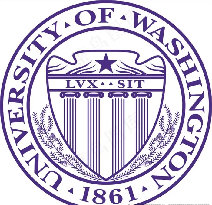 华盛顿大学图片ai矢量模版下载