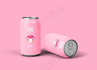 饮料罐头样机图片