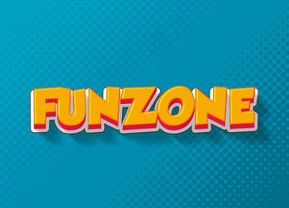 卡通字体样机图片