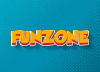 卡通字体样机图片