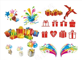 礼品盒集锦图片