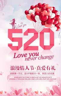 520活动海报图片