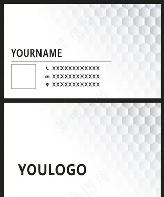几何名片设计图片