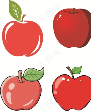 卡通苹果图片