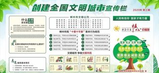 创建文明城市宣传栏图片