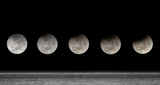 宇宙月球 阴晴圆缺图片