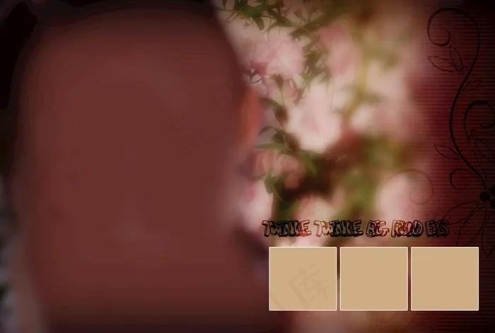 相册模板背景素材图片(5020X3543(DPI:300))psd模版下载