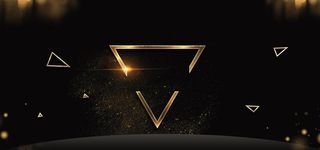 三角形金色背景图片