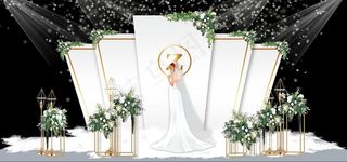 分层婚礼效果图片