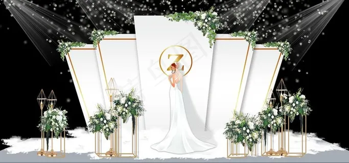 分层婚礼效果图片 分层婚礼效果图片