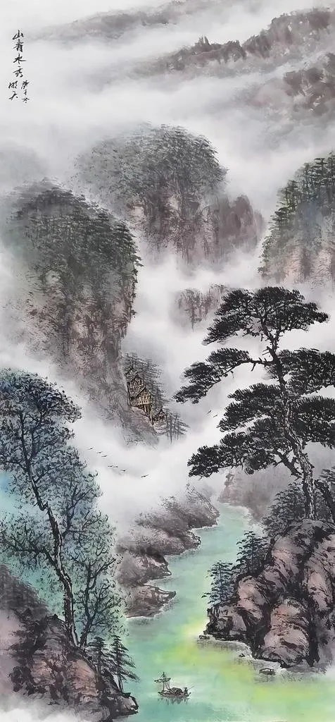 山青水秀图片