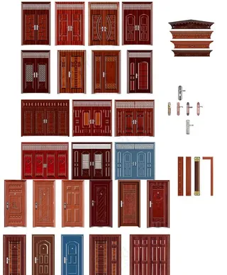 不锈钢防盗门图片