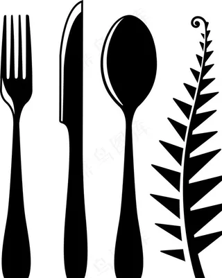 刀叉图片