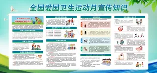 全国爱国卫生运动月图片