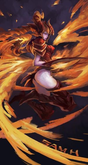 英雄联盟LOL龙血武姬希瓦娜图片