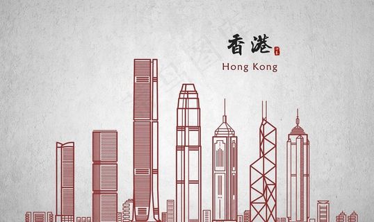 香港背景墙图片