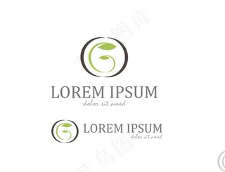 叶子茶叶logo矢量素材图片