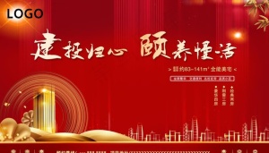 地产展板 地产画面 房地产图片