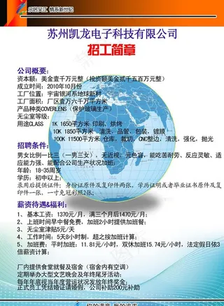 招工简章图片