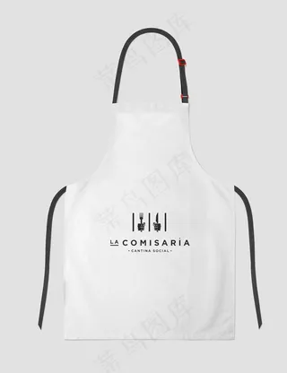 围裙智能贴图样机模板图片