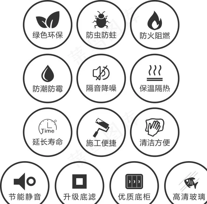 图标图片cdr矢量模版下载