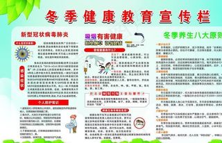 冬季健康教育图片