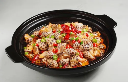 辣酒煮花螺图片