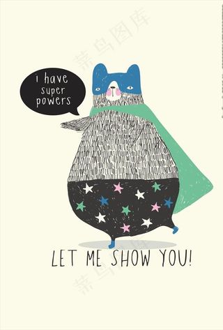 小清新涂鸦卡通插画图片