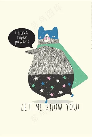 小清新涂鸦卡通插画图片