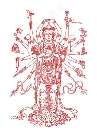 千手观音图片