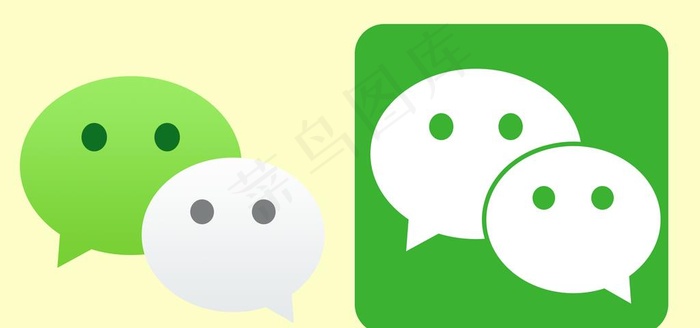 微信logo图片psd模版下载