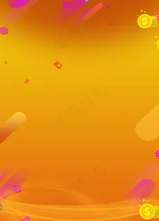 橙色背景图片