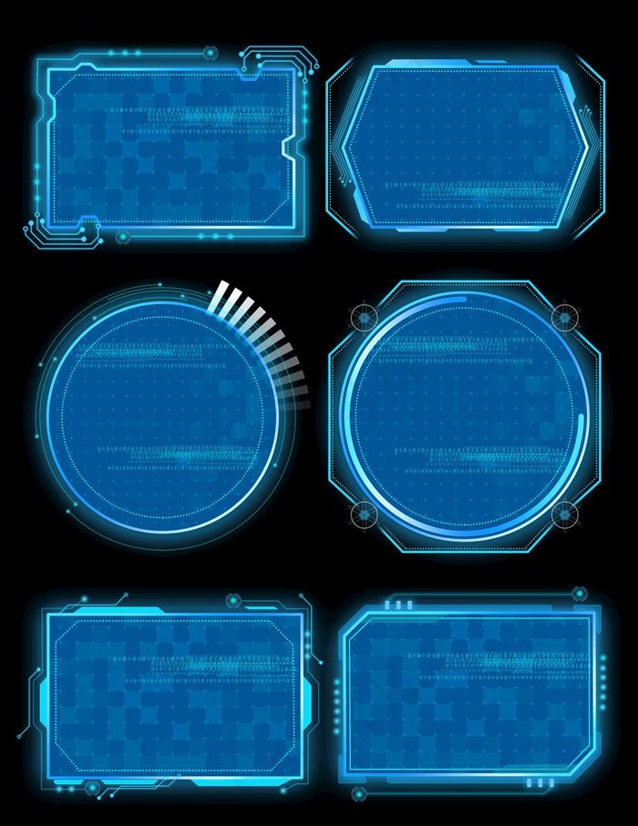 蓝色科技图片(3072X4107(DPI:150))psd模版下载