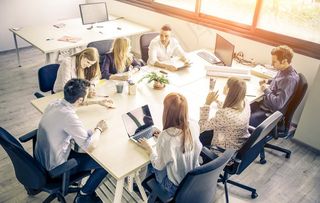 商务 办公 工作特写 团队图片