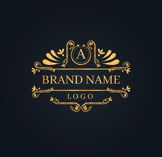 金色华丽复古欧式花纹边框标题框图片