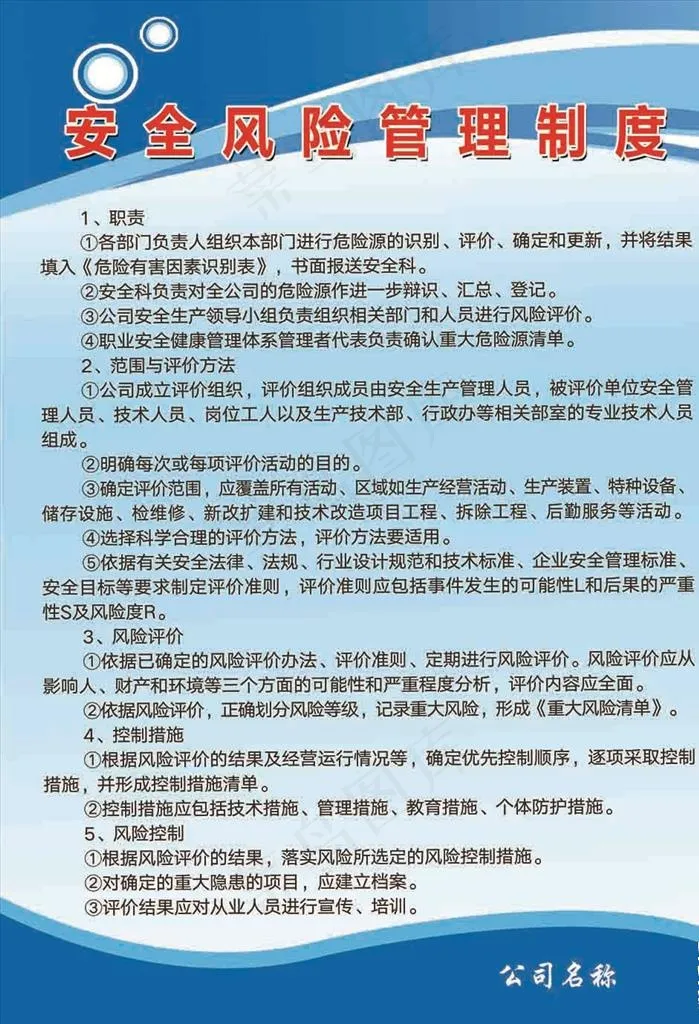 安全风险管理制度图片(2953X4134(DPI:150))psd模版下载